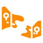 icono mapa fondo transparente